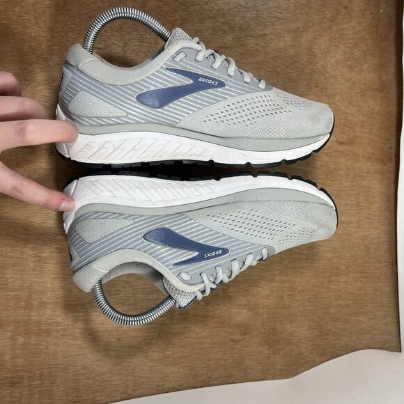 Brooks Addiction 14 Womens Size 7.5 D Wide Grey Lace Up Running Walking Shoes - Picture 7 of 10